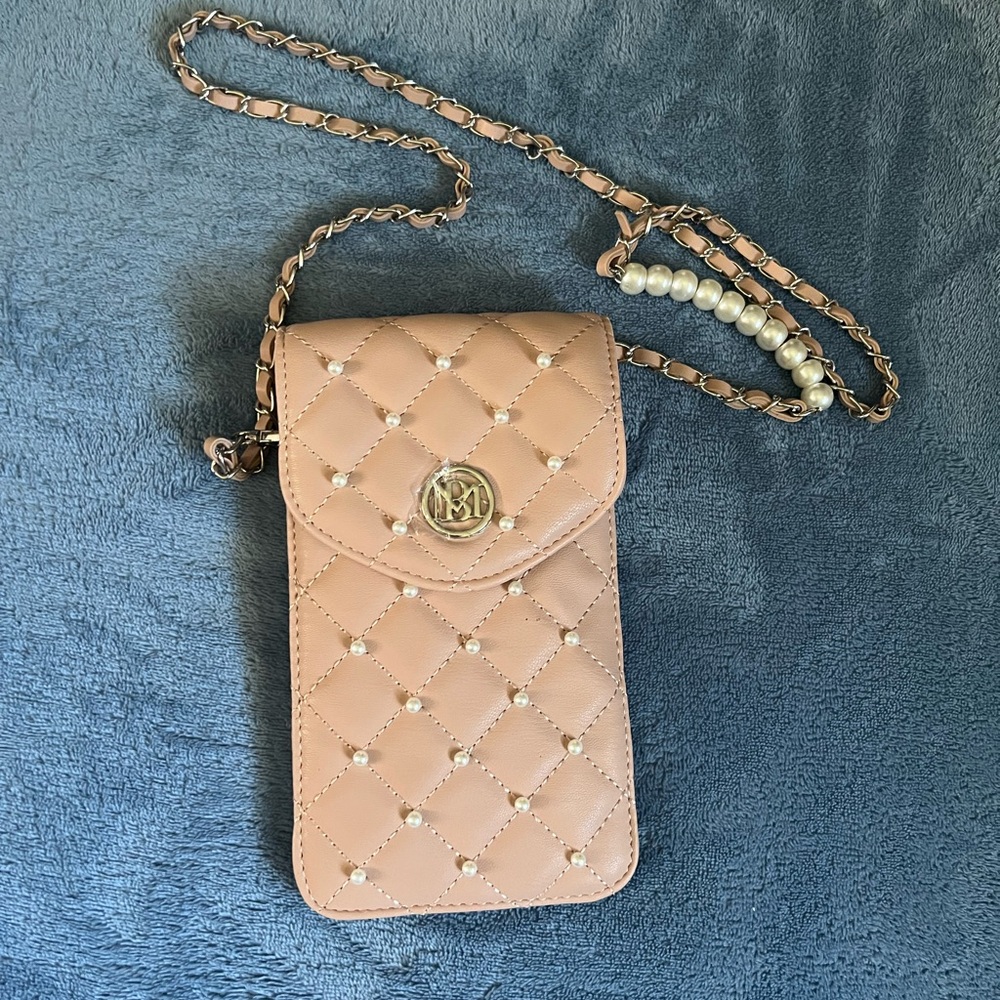 Badgley Mischka pink phone case bag - Picture 5 of 8